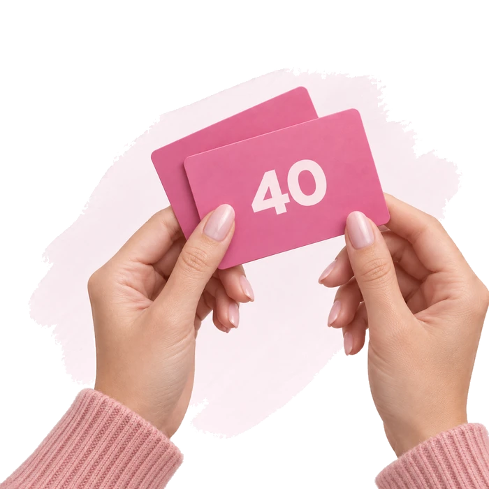 Сертификат за 40 тренировок